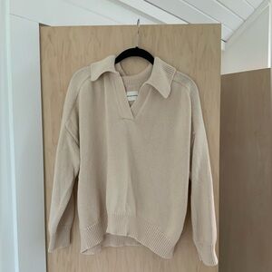 the new society collared sweater size xs